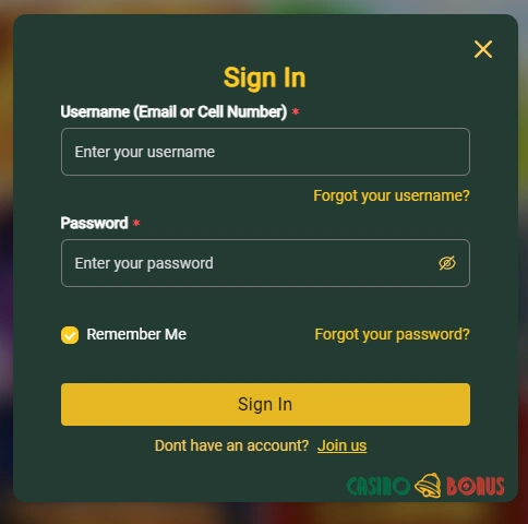 Gbets login